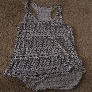 Women’s medium black and white tank